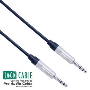 PROFESSIONAL BALANCED 1/4" TRS Male to 1/4" TRS Male Audio Cable