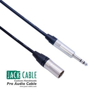 PROFESSIONAL BALANCED 1/4" TRS Male to XLR Male Audio Cable