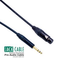 STUDIO BALANCED XLR Female to 1/4" TRS Audio Cable
