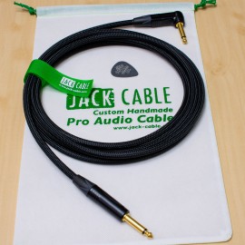 GOLD STAGE INSTRUMENT - MOGAMI 2524 with NEUTRIK Black & Gold Right Angle